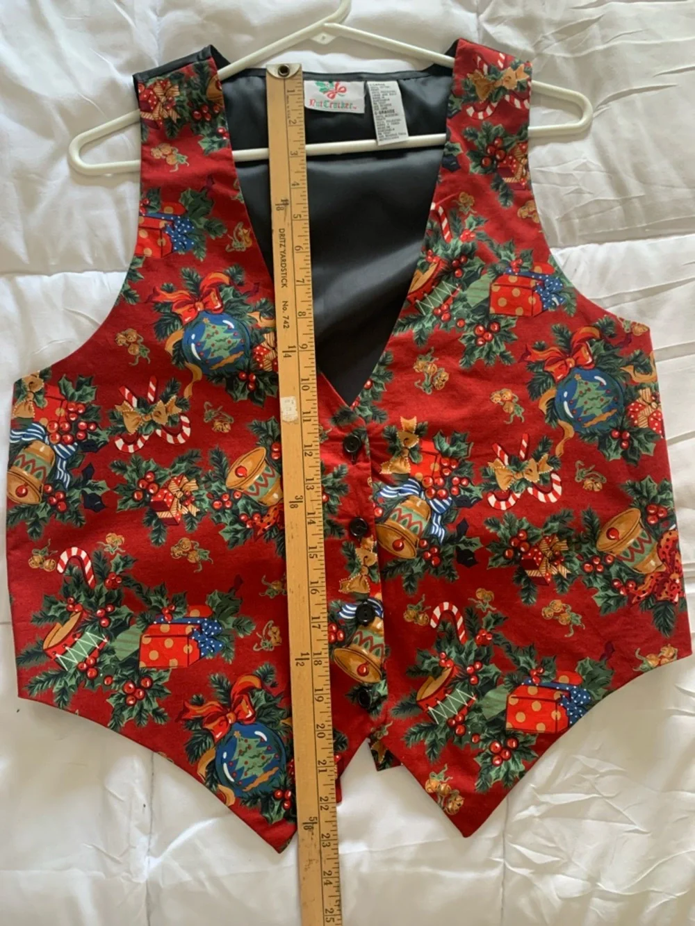 Vintage Nutcracker Christmas Vest Men’s Large - Picture 9 of 9